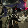 Semana começa com acidente entre moto e carro, na região central de São José