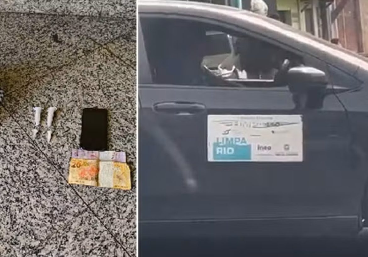 Carro com identificação do Inea é usado na compra de drogas em Teresópolis
