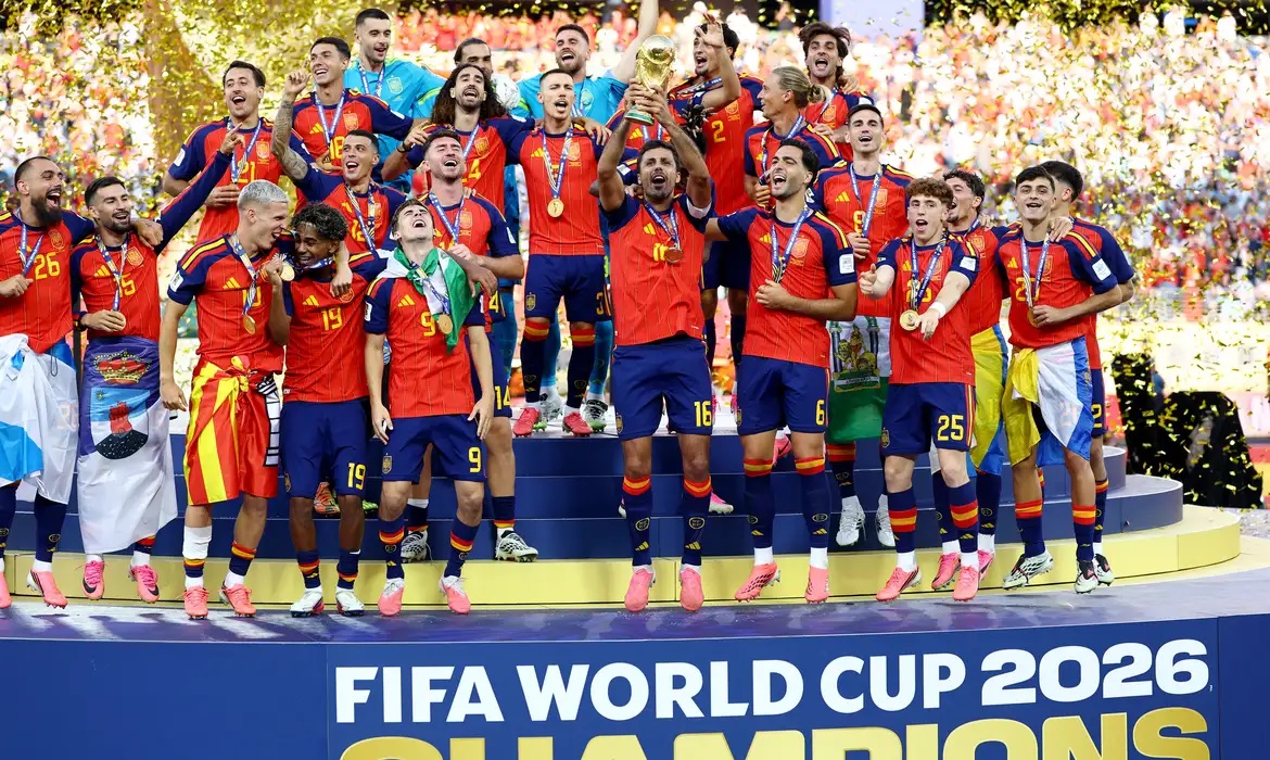 Espanha bate Argentina e conquista a Copa do Mundo de 2026